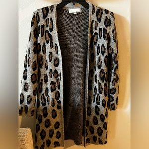 Nordstrom leopard cardigan